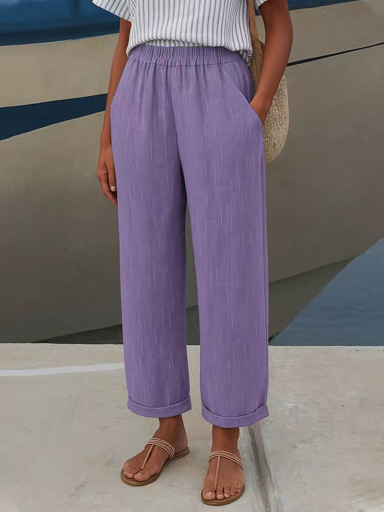 Damen Bequeme Sommerhose R&B