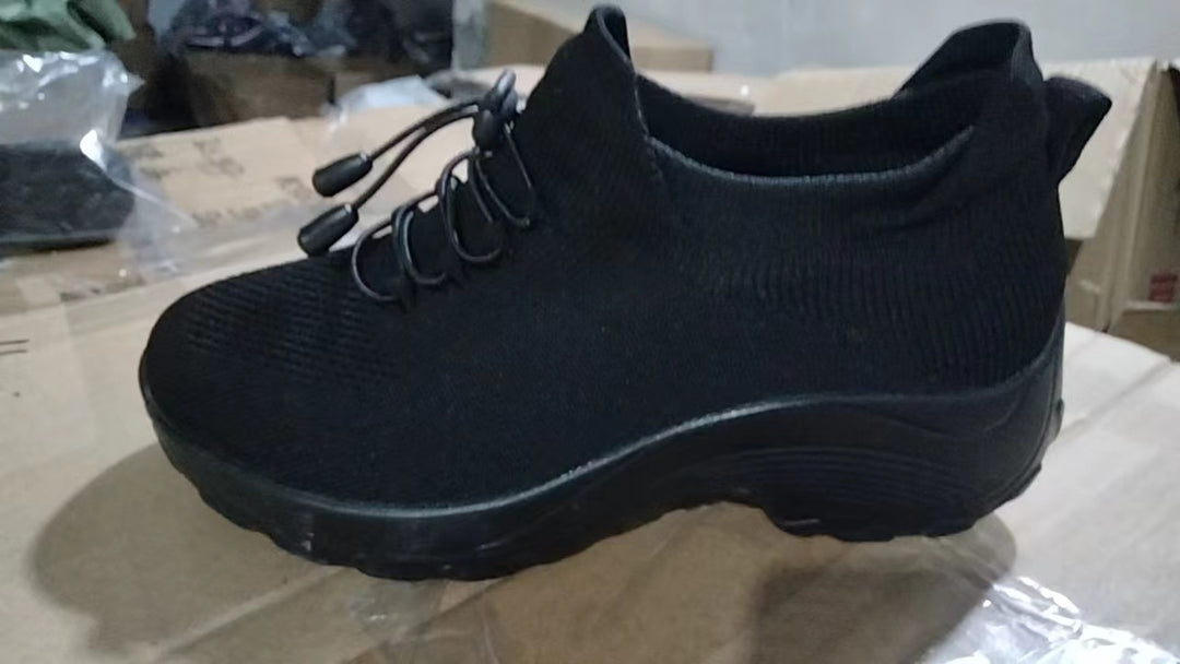 Damen Leichte und atmungsaktive Sportschuhe mit flexiblem Schnellschnürsystem R&B