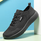 Unisex nan leichter Komfort-Walking-Schuh mit luftigem Wabenmesh, ergonomischer Dämpfungssohle und Zuglasche R&B