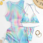 Damen Trendy und figurbetontes Minikleid R&B
