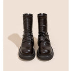 Damen modische Stiefel mit rutschfester Sohle und weichem Obermaterial R&B