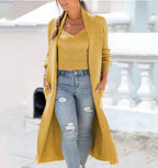 Damen Strickmantel mit elegantem offenen Schnitt R&B