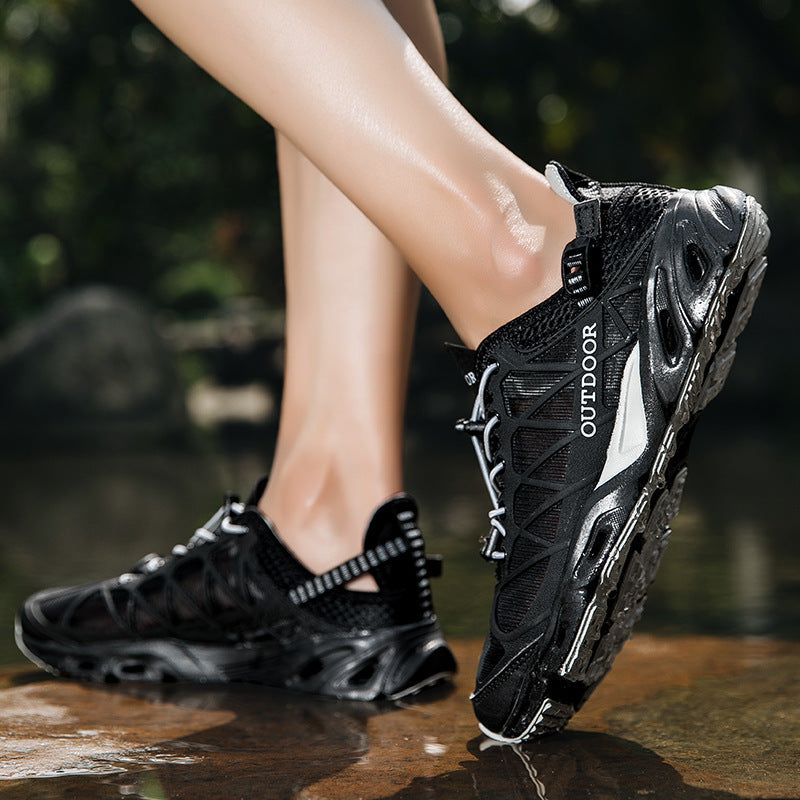 Damen Sportliche Outdoor-Schuhe mit atmungsaktiver Mesh-Oberfläche und rutschfester Sohle R&B