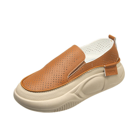 Damen Atmungsaktive Slip-On Freizeitschuhe mit perforierten Details R&B