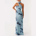 Damen Maxi-Kleid mit floralem Design R&B