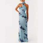 Damen Maxi-Kleid mit floralem Design R&B
