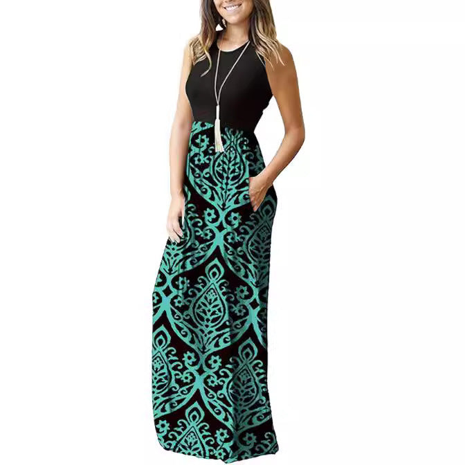 Damen Maxikleid R&B