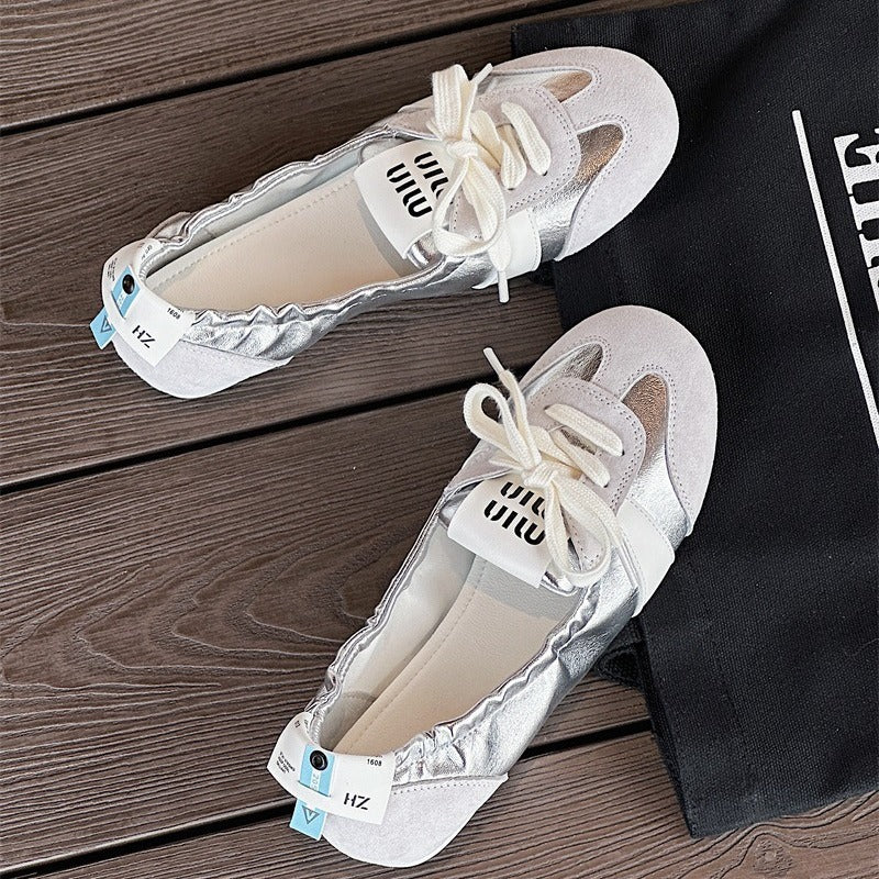 Damen Schicke Ballerinas mit weichem Wildleder-R&B
