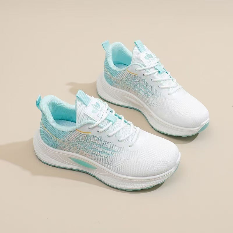 Damen Leichte Freizeitsneaker mit atmungsaktiven Mesh-Einsätzen und rutschfester Sohle R&B