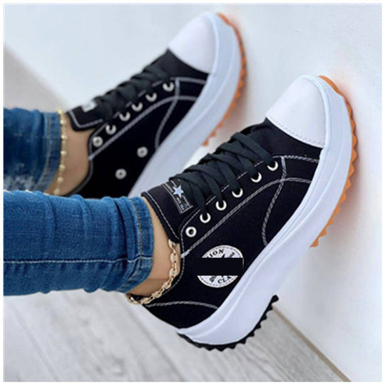 Damen modische Plateau-Sneaker mit erhöhtem Komfort und trendigem Design R&B