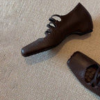 Damen elegante Ballerinas mit modischem Schnürdesign R&B