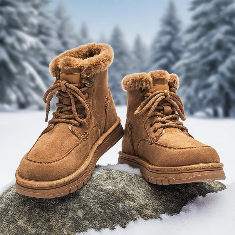 Damen Sportliche Winterstiefel mit warmem Innenfutter und rutschfester Sohle R&B