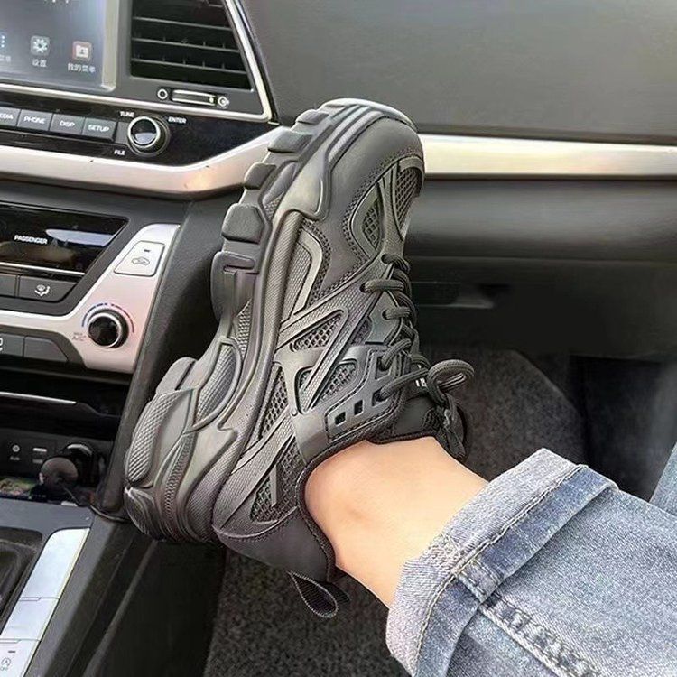 Damen Sportliche Sneakers mit atmungsaktivem Mesh-Obermaterial und rutschfester Sohle R&B