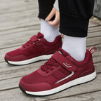 Damen Sportliche Sneaker mit verstellbarem Klettverschluss und atmungsaktiver Netzoberfläche R&B