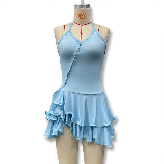 Damen Tänzeroutfit mit raffinierten Volant-Details und elegantem Schnitt R&B