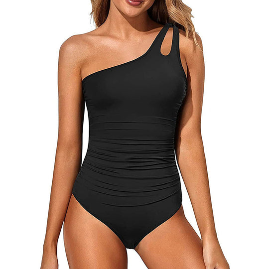 Damen Modischer Einseitiger Badeanzug R&B