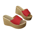 Damen Wedge-Pantoletten mit elegantem Design und komfortablem Fußbett
