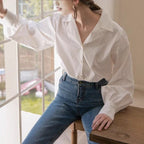 Damen Bluse mit voluminösen Ärmeln