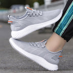 Damen Sportliche Sneakers mit flexiblem Mesh-Obermaterial und rutschfester Laufsohle R&B