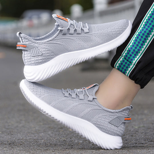 Damen Sportliche Sneakers mit flexiblem Mesh-Obermaterial und rutschfester Laufsohle R&B