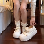 Damen Modische Sneakers mit verstellbarem Riemensystem und rutschfester Sohle R&B