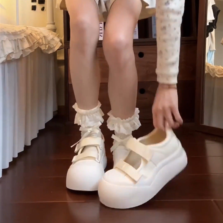 Damen Modische Sneakers mit verstellbarem Riemensystem und rutschfester Sohle R&B