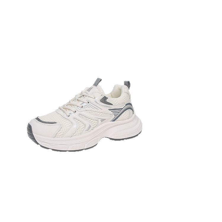 Damen Komfortable Fitness-Sneaker mit atmungsaktivem Mesh-Obermaterial und kuscheligem Innenfutter R&B