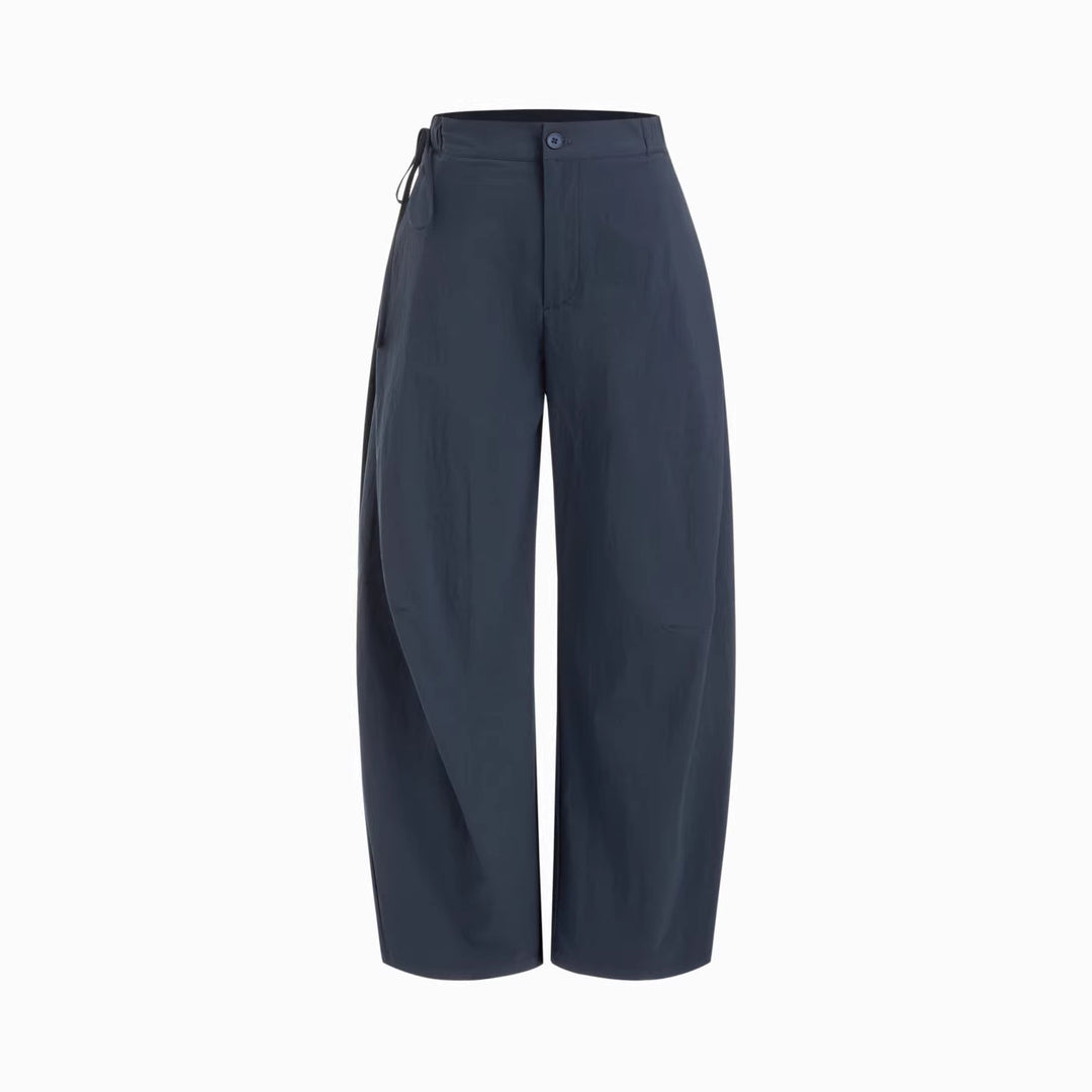 Damen lässige Culotte-Hose mit elastischem Bund und praktischen Seitentaschen R&B