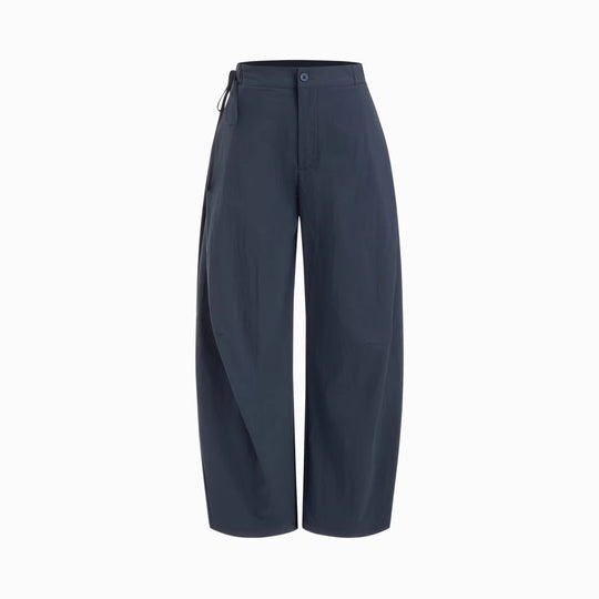 Damen lässige Culotte-Hose mit elastischem Bund und praktischen Seitentaschen R&B