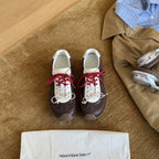 Damen modische Sneaker mit doppeltem Schnürsystem und atmungsaktiver Sohle