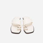 Damen Edle Zehentrenner-Sandalen mit glänzenden Akzenten R&B