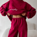 Damen Urbanes Relaxed-Fit Freizeit-Set aus weichem Material