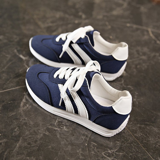 Damen Sportliche Sneakers mit atmungsaktiver Oberflächenstruktur und rutschfester Sohle R&B