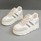 Damen Plattform Sneakers mit atmungsaktiver Obermaterialstruktur und modischem Design R&B