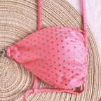 Damen Triangel-Bikini mit funkelnden Details