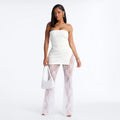 Damen Hochwertiger Jumpsuit mit Lagenlook und Spitzenakzenten R&B