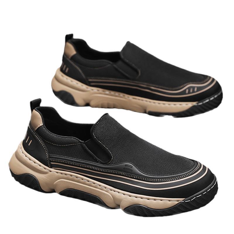 Damen Slip-On Sneakers mit atmungsaktivem Obermaterial und rutschfester Sohle R&B