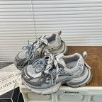 Damen Sportliche Laufschuhe mit atmungsaktiver Mesh-Oberfläche und dämpfender Sohle R&B