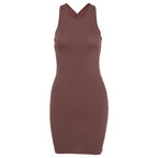 Damen Minikleid mit seitlichen Cut-Outs und figurbetontem Design R&B