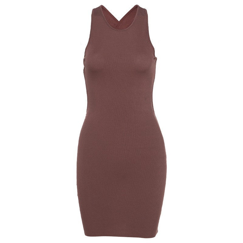 Damen Minikleid mit seitlichen Cut-Outs und figurbetontem Design R&B