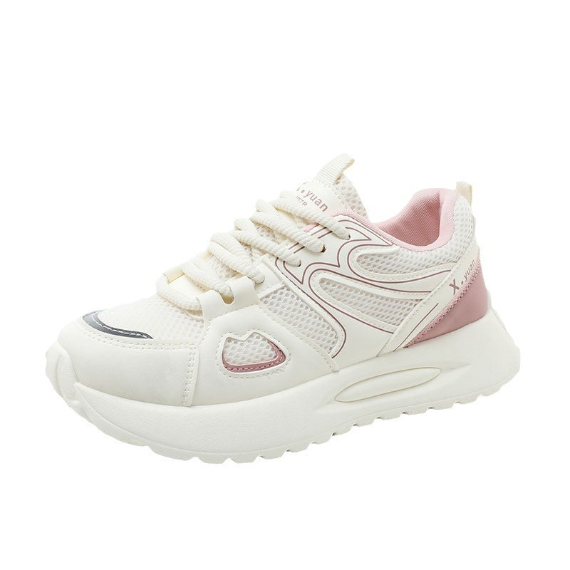 Damen Sportliche Sneakers mit atmungsaktiver Mesh-Oberfläche und flexiblem Sohlenprofil R&B
