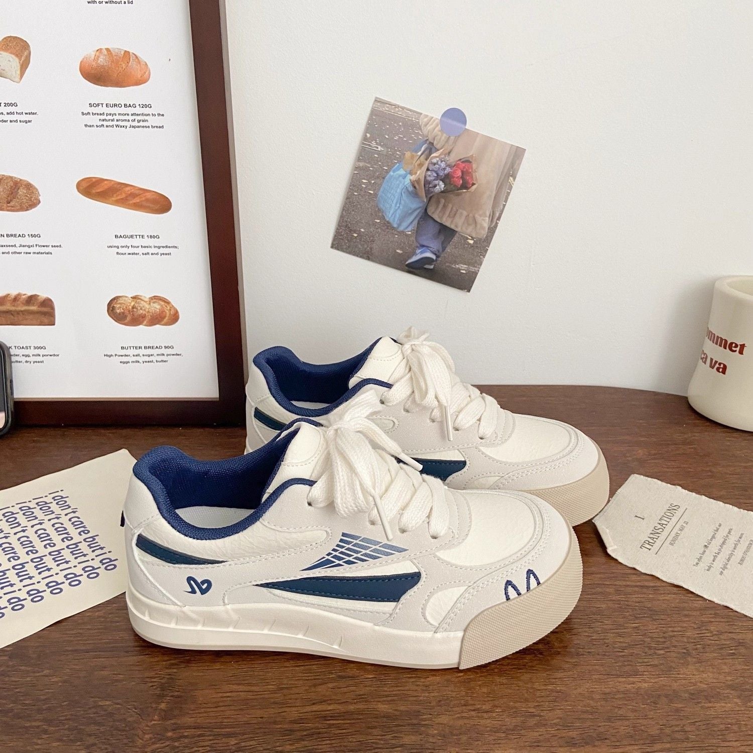 Damen Bequeme Sneakers mit kreativem Design und atmungsaktiver Oberflächenstruktur