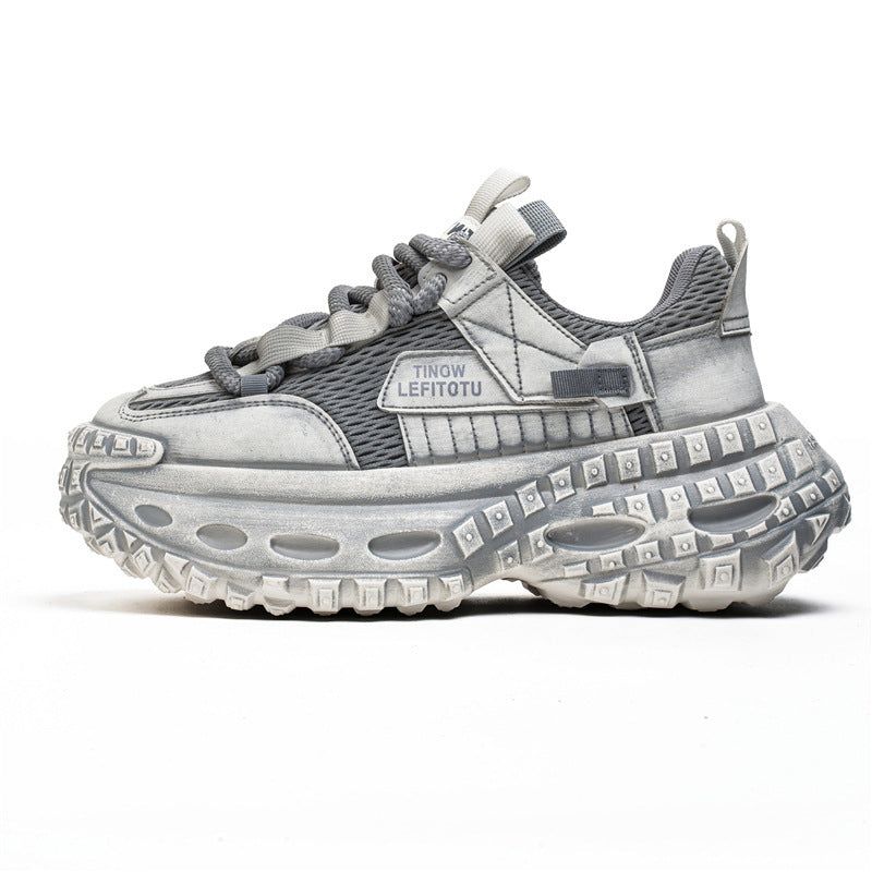 Damen Sportliche High-Top Sneakers mit einzigartigem Design und dämpfender Sohle R&B