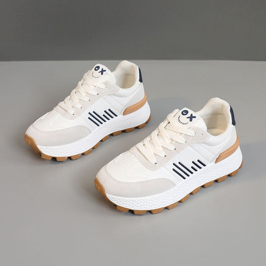 Damen sportliche Trail-Sneaker mit robustem Profil und atmungsaktiver Oberflächenstruktur R&B