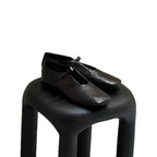 Damen elegante T-Strap Ballerinas mit hochwertigem Leder R&B