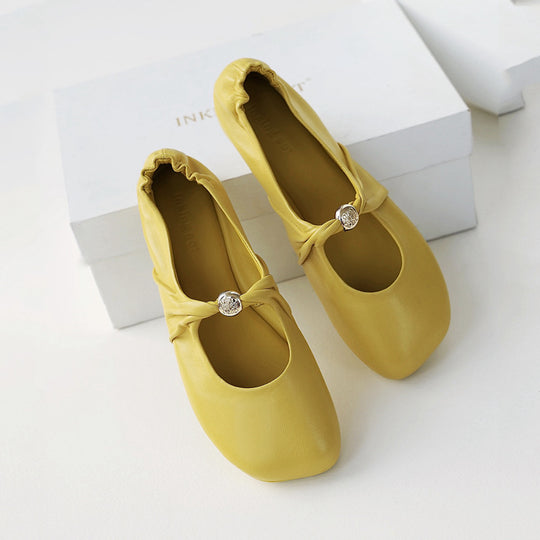 Damen Ballerinas mit dekorativem Schleifenakzent und lässigem Schnitt R&B