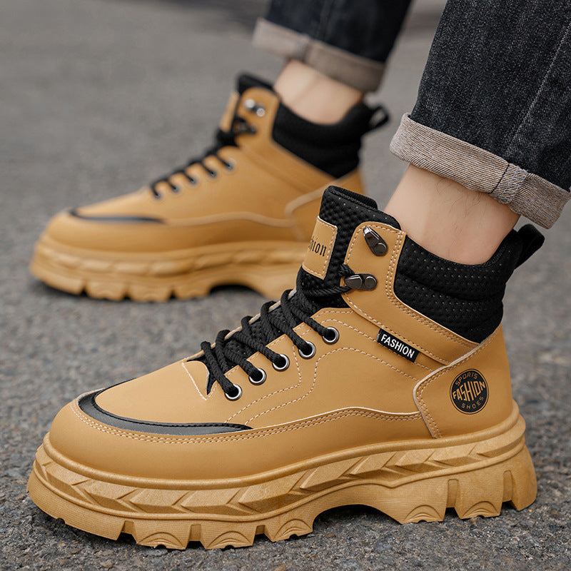 Damen Modische und robuste Sneaker Stiefel