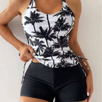 Damen Tankini-Oberteil mit sportlichen Shorts R&B
