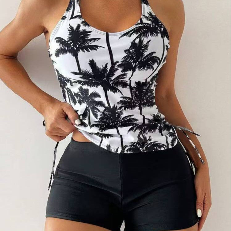 Damen Tankini-Oberteil mit sportlichen Shorts R&B