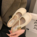 Damen elegante Ballerinas mit modischem Riemchen und komfortabler Innensohle R&B
